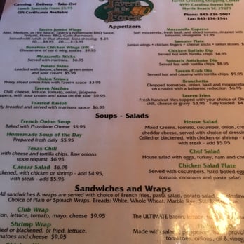 Tavern in the Forest - Menu - American Near Me - Myrtle Beach, South Carolina Tavern in the Forest - Menu - American Near Me - Myrtle Beach, South Carolina