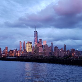Battello - The view at dusk. - Italian Near Me - Jersey City, New Jersey