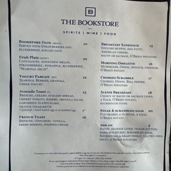Bookstore Bar & Café - Breakfast menu - Fish & Chips Near Me - Seattle, Washington Bookstore Bar & Café - Breakfast menu - Fish & Chips Near Me - Seattle, Washington