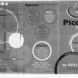 Piccola Pizzeria - Menu 1