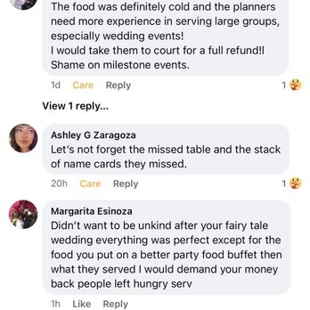 Milestone Events Group - Here are some remarks from my guest to prove this company is the worst and should not be trusted - Venues & Event Spaces Near Me - Healdsburg, California Milestone Events Group - Here are some remarks from my guest to prove this company is the worst and should not be trusted - Venues & Event Spaces Near Me - Healdsburg, California