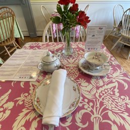 Pretty table setting.