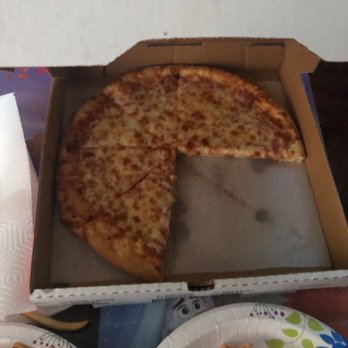 Femi’s Pizza Party - Bland and undercheesed for paying $3 for extra cheese - Pizza Near Me - Brookhaven, Pennsylvania