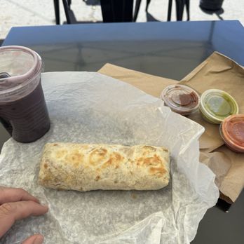 Jaunt Coffee Roasters - Almost $10 for this tiny burrito - Coffee Roasteries Near Me - San Diego, California