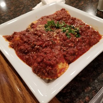 Johnny's Cafe - Meat Ravioli with meat sauce - Italian Near Me - Fox Lake, Illinois