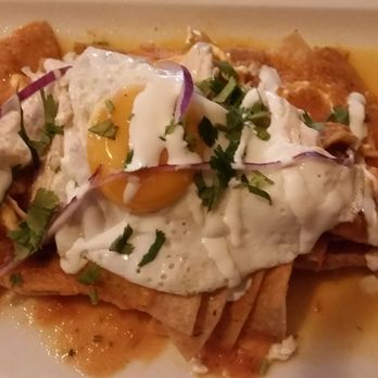 Ki' Bok - Chilaquiles w egg and chicken - Coffee & Tea Near Me - Tulum, ROO