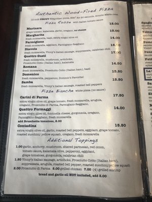 Menu photo 2 Carini's La Conca D'Oro Milwaukee, WI