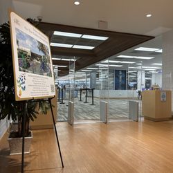 Placentia Library - Main entrance past the Amazon lockers