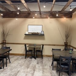 Beans & Steams Coffee House - Seating area in the back.
