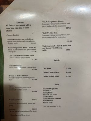 Menu photo 1 Café 7 Yazoo City, MS