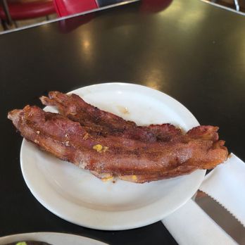 Red Hut Cafe Nevada - Side order of bacon. Perfectly cooked. Taste great. - American Near Me - Stateline, Nevada Red Hut Cafe Nevada - Side order of bacon. Perfectly cooked. Taste great. - American Near Me - Stateline, Nevada