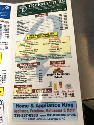 Menu photo 2 Tarheel Q Lexington, NC