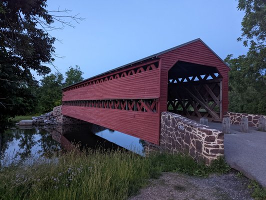 Historic Sachs Covered Bridge by null
