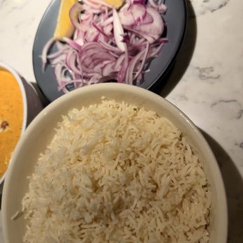 Kinaara - Rice (included) and side of onion/lemon (extra) - Indian Near Me - Omaha, Nebraska Kinaara - Rice (included) and side of onion/lemon (extra) - Indian Near Me - Omaha, Nebraska