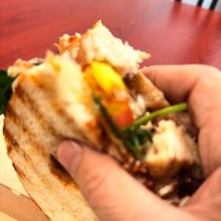 Chicken panini work lunch