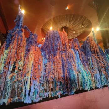 Barbacoa Grill - Cascading candle decor - Steakhouses Near Me - Boise, Idaho