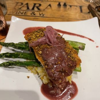 Parallel Wine and Whiskey Bar - Pistachio Salmon - Wine Bars Near Me - Ashburn, Virginia Parallel Wine and Whiskey Bar - Pistachio Salmon - Wine Bars Near Me - Ashburn, Virginia