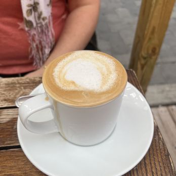 Anthony David's - Almond milk latte - Breakfast & Brunch Near Me - Hoboken, New Jersey