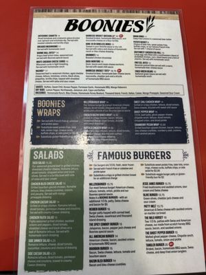 Menu photo 1 Boonies Bar & Grill Faribault, MN
