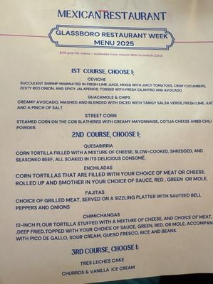 Menu photo 1 El Mariachi Glassboro, NJ Menu photo 1 El Mariachi Glassboro, NJ