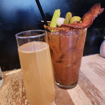 Toast Kitchen & Bar - Mango Mimosa & Bloody Mary - Breakfast & Brunch Near Me - Brea, California Toast Kitchen & Bar - Mango Mimosa & Bloody Mary - Breakfast & Brunch Near Me - Brea, California