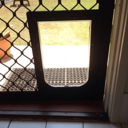 A & A Screens & Security - Fully installed dog door
