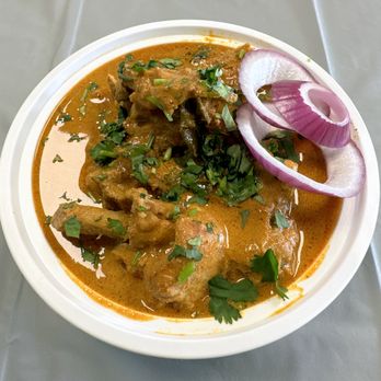 Chettinad's - Chettinadu Chicken Gravy Entrée (Rice Included but Not Shown) - Indian Near Me - Overland Park, Kansas