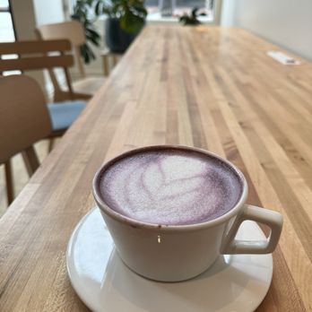 Lekko Coffee - Ube latte with oat milk - Coffee & Tea Near Me - Cleveland, Ohio