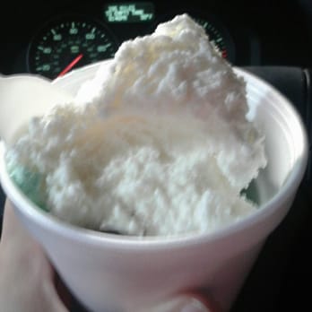 Home-Made Ice Cream - Coconut on top,  mint chip on bottom - size small - Ice Cream & Frozen Yogurt Near Me - Las Vegas, Nevada