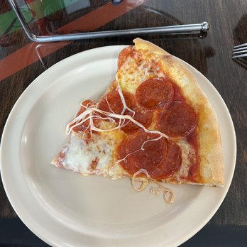 Villa Italia Pizzeria - 12" pepperoni pizza slice. - Pizza Near Me - Largo, Florida