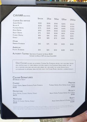 Menu photo 2 Caviar Russe New York, NY