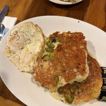 Butler's Pantry - Jalapeño cheddar pancakes - Breakfast & Brunch Near Me - Stowe, Vermont Butler's Pantry - Jalapeño cheddar pancakes - Breakfast & Brunch Near Me - Stowe, Vermont