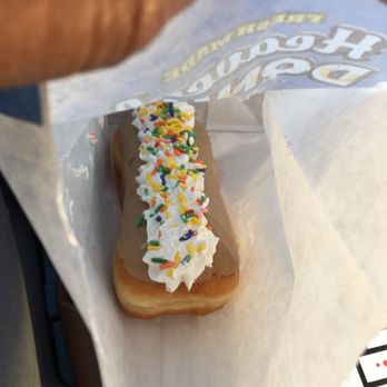 Heavenly Donuts - Custard filled Maple log with cream. - Donuts Near Me - Lacey, Washington