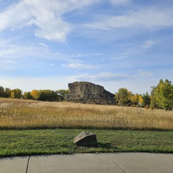 Pompeys Pillar National Monument - The pillar from afar - Landmarks & Historical Buildings Near Me Pompeys Pillar National Monument - The pillar from afar - Landmarks & Historical Buildings Near Me