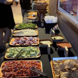 Castillo's Taquiza Catering & Party Rental - Food setup