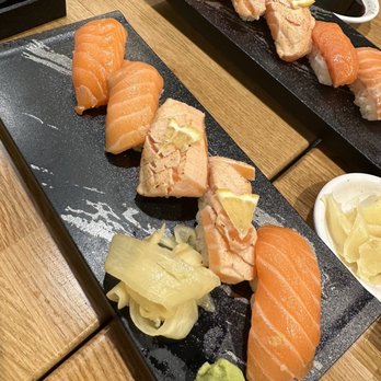 Sushi Matsuri - Salmon nigiri - Japanese Near Me - Honolulu, Hawaii Sushi Matsuri - Salmon nigiri - Japanese Near Me - Honolulu, Hawaii