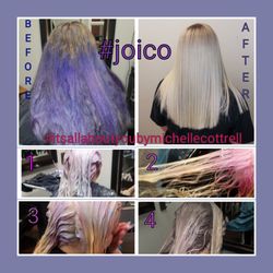 Town Garden Salon - Color correction by Michelle Cottrell