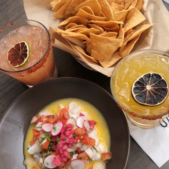 Panxa Cocina - Ceviche with mango & guava margaritas - Cocktail Bars Near Me - Long Beach, California Panxa Cocina - Ceviche with mango & guava margaritas - Cocktail Bars Near Me - Long Beach, California