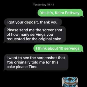 Bake My Day - Pictures of text messages - Cupcakes Near Me - Rancho Cucamonga, California Bake My Day - Pictures of text messages - Cupcakes Near Me - Rancho Cucamonga, California