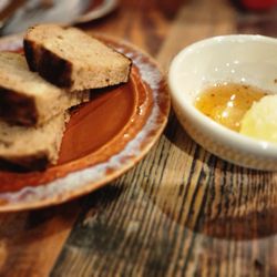 Penny's Wine Shop - Subrosa country loaf: butter, hot honey, maldon