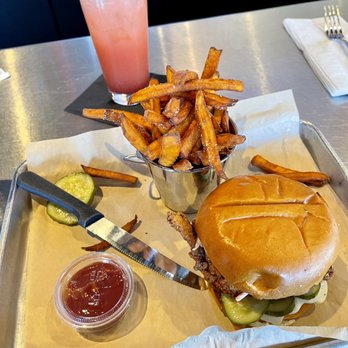 BRGR Bar - "THE NASHVILLE HOT" chicken sandwich - Burgers Near Me - Portsmouth, New Hampshire BRGR Bar - "THE NASHVILLE HOT" chicken sandwich - Burgers Near Me - Portsmouth, New Hampshire