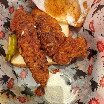 Howlin' Ray's - Regular Tenders level 1 heat outstanding - Southern Near Me - Las Vegas, Nevada Howlin' Ray's - Regular Tenders level 1 heat outstanding - Southern Near Me - Las Vegas, Nevada