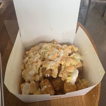 Egg Lush - Loaded Tots - Breakfast & Brunch Near Me - Colorado Springs, Colorado Egg Lush - Loaded Tots - Breakfast & Brunch Near Me - Colorado Springs, Colorado