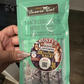 Rusty's Discount Pet Center - This was one of the free treats they gave me. - Pet Stores Near Me - Studio City, California Rusty's Discount Pet Center - This was one of the free treats they gave me. - Pet Stores Near Me - Studio City, California