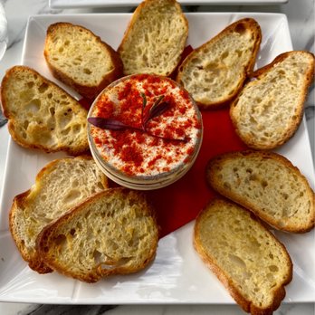 Alchemi - Gruyère cheese bread - American Near Me - Royal Oak, Michigan Alchemi - Gruyère cheese bread - American Near Me - Royal Oak, Michigan