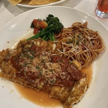 The Grumpy Rabbit - Parmesan crusted chicken with spaghetti - American Near Me - Lonoke, Arkansas The Grumpy Rabbit - Parmesan crusted chicken with spaghetti - American Near Me - Lonoke, Arkansas