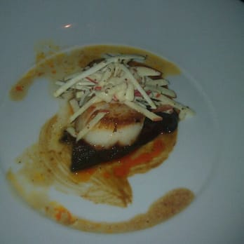 Hinterland Brewery - Diver scallops // amber bbq pork belly // honey crisp apple-celeriac slaw - New American Near Me - Green Bay, Wisconsin Hinterland Brewery - Diver scallops // amber bbq pork belly // honey crisp apple-celeriac slaw - New American Near Me - Green Bay, Wisconsin