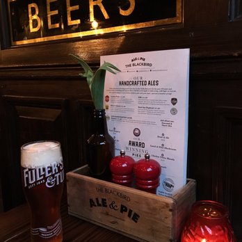 The Blackbird - Menu as of June 2018. - Pubs Near Me - London, XGL