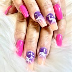 Top Star Nails - Nails are by Rose