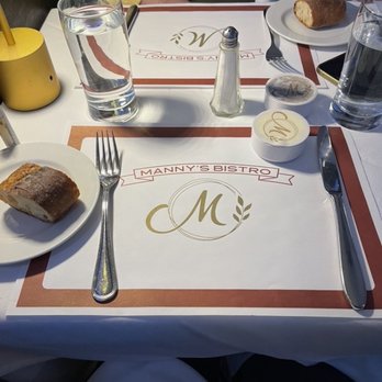 Manny's Bistro - Bread with butter and pâte - French Near Me - New York, New York